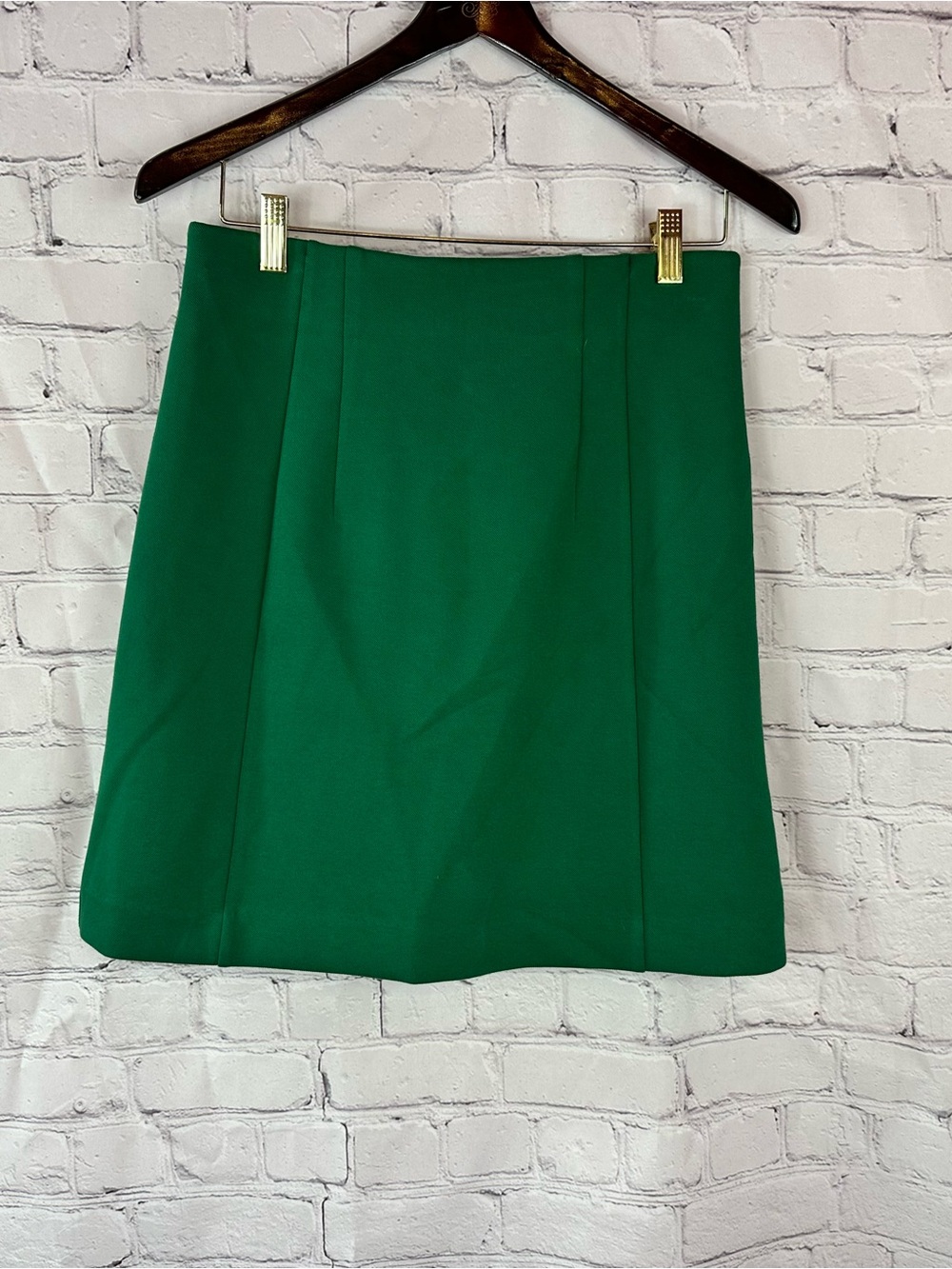 Ann Taylor Emerald Green Mini Skirt